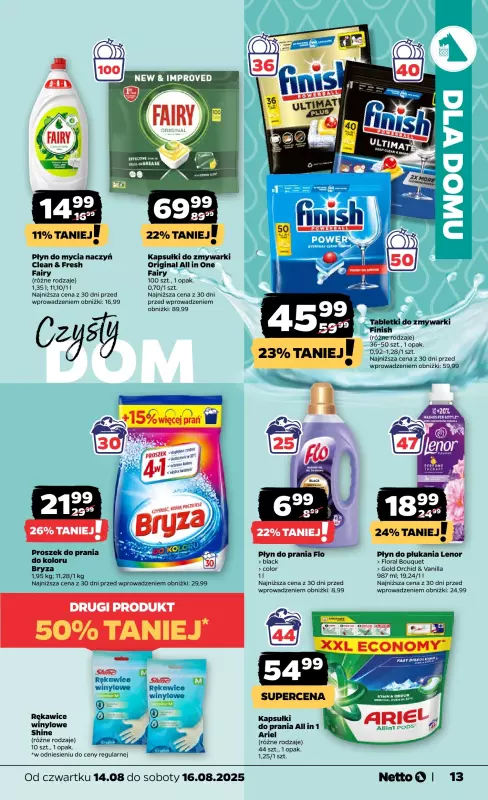Netto - gazetka promocyjna Gazetka Spożywcza od czwartku 14.08 do soboty 16.08 - strona 13