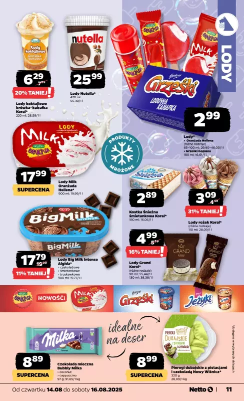 Netto - gazetka promocyjna Gazetka Spożywcza od czwartku 14.08 do soboty 16.08 - strona 11