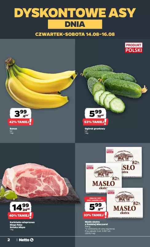 Netto - gazetka promocyjna Gazetka Spożywcza   - strona 2
