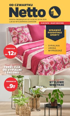 Netto - gazetka promocyjna Gazetka Non Food od czwartku 14.08 do środy 20.08