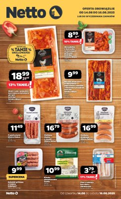 Netto - gazetka promocyjna Patent na tanie grillowanie z Netto! od czwartku 14.08 do soboty 16.08