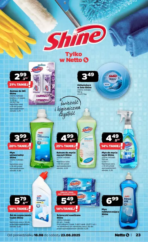 Netto - gazetka promocyjna Gazetka Spożywcza od poniedziałku 18.08 do soboty 23.08 - strona 23