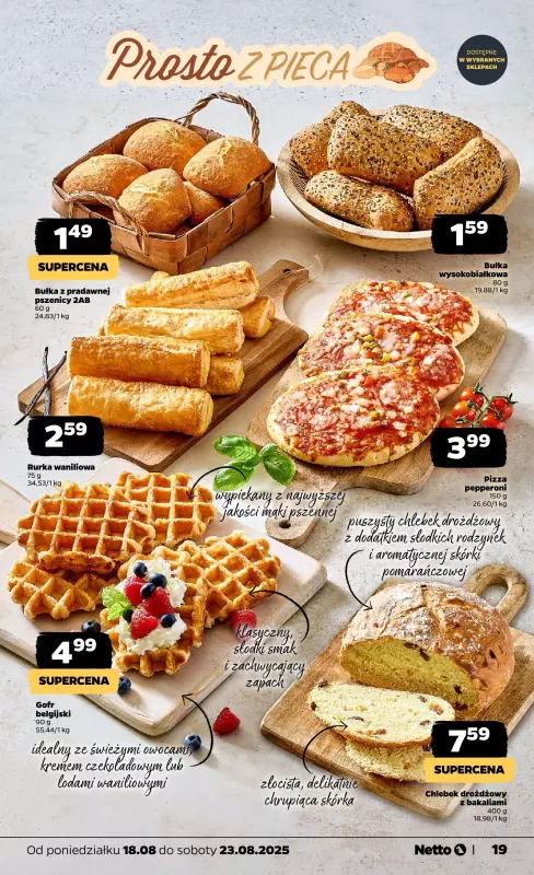 Netto - gazetka promocyjna Gazetka Spożywcza od poniedziałku 18.08 do soboty 23.08 - strona 19