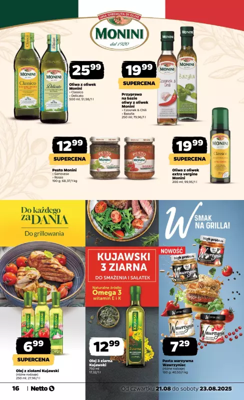 Netto - gazetka promocyjna Gazetka Spożywcza od czwartku 21.08 do soboty 23.08 - strona 16