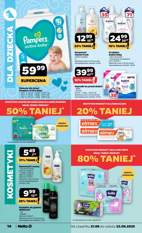Netto - gazetka promocyjna Gazetka Spożywcza od czwartku 21.08 do soboty 23.08 - strona 14