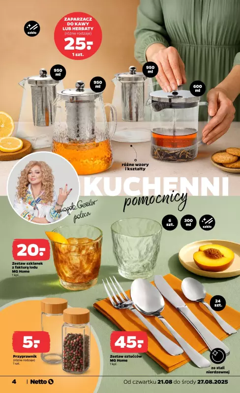 Netto - gazetka promocyjna Gazetka Non Food od czwartku 21.08 do środy 27.08 - strona 4