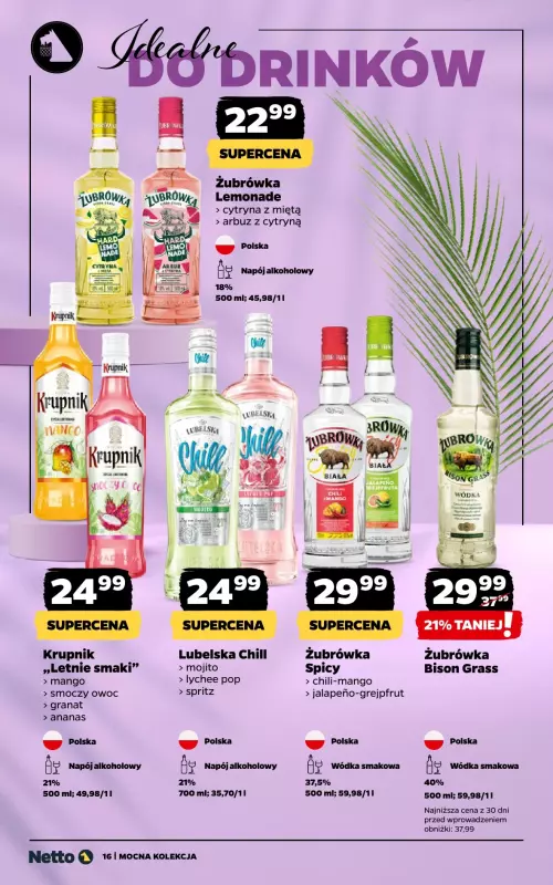 Netto - gazetka promocyjna Mocna Kolekcja od wtorku 19.08 do niedzieli 31.08 - strona 16