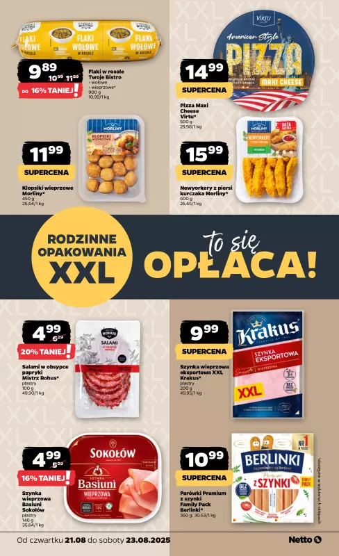 Netto - gazetka promocyjna Wielkie oszczędzanie z Netto! od czwartku 21.08 do soboty 23.08 - strona 2
