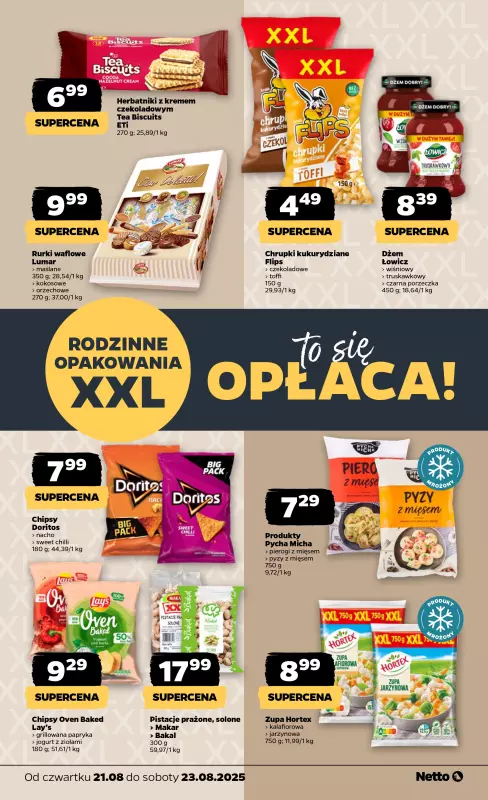Netto - gazetka promocyjna Wielkie oszczędzanie z Netto! od czwartku 21.08 do soboty 23.08 - strona 4
