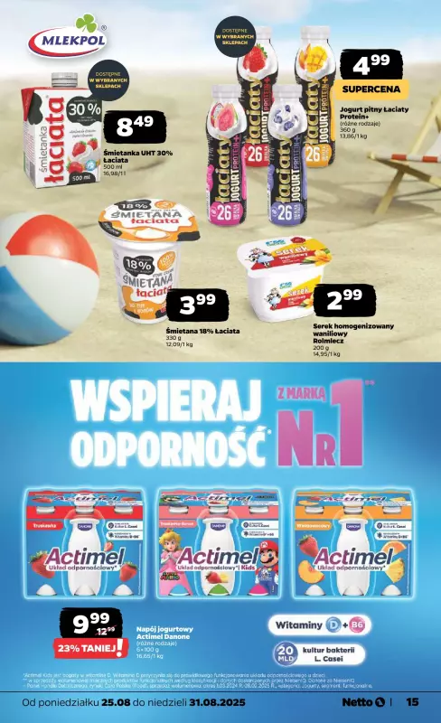 Netto - gazetka promocyjna Gazetka Spożywcza od poniedziałku 25.08 do niedzieli 31.08 - strona 15