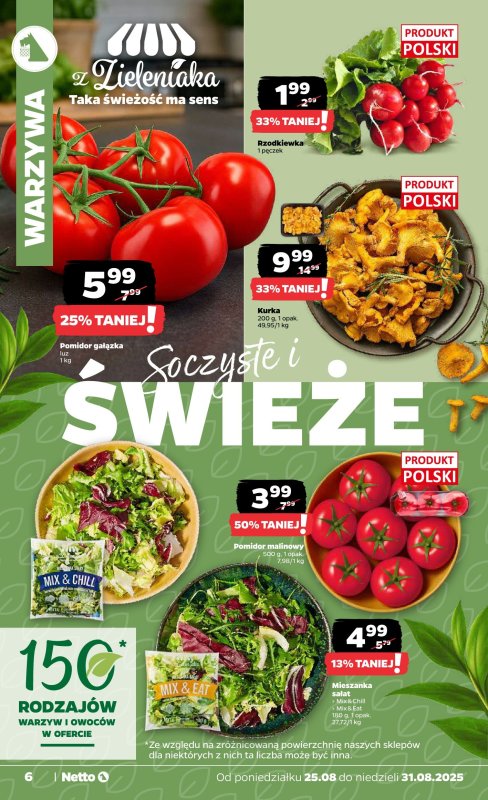 Netto - gazetka promocyjna Gazetka Spożywcza od poniedziałku 25.08 do niedzieli 31.08 - strona 6