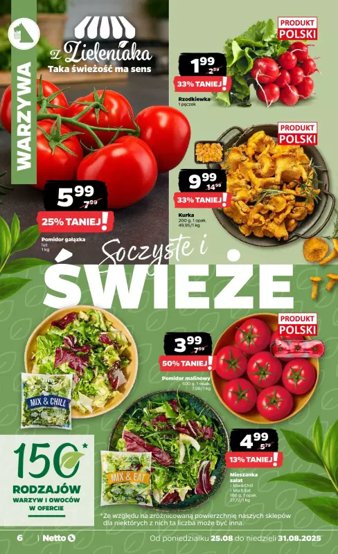 Netto - gazetka promocyjna Gazetka Spożywcza od poniedziałku 25.08 do niedzieli 31.08 - strona 6