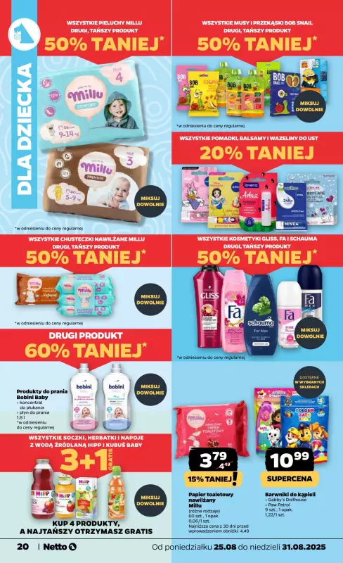 Netto - gazetka promocyjna Gazetka Spożywcza od poniedziałku 25.08 do niedzieli 31.08 - strona 20