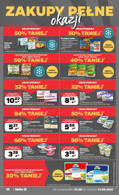 Netto - gazetka promocyjna Gazetka Spożywcza od poniedziałku 25.08 do niedzieli 31.08 - strona 10
