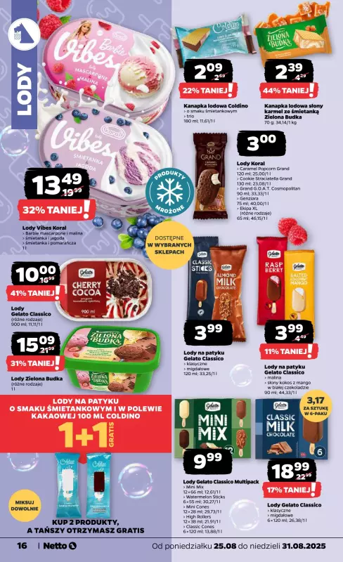 Netto - gazetka promocyjna Gazetka Spożywcza od poniedziałku 25.08 do niedzieli 31.08 - strona 16