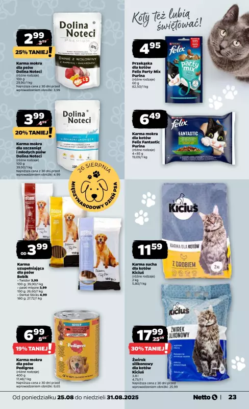Netto - gazetka promocyjna Gazetka Spożywcza od poniedziałku 25.08 do niedzieli 31.08 - strona 23