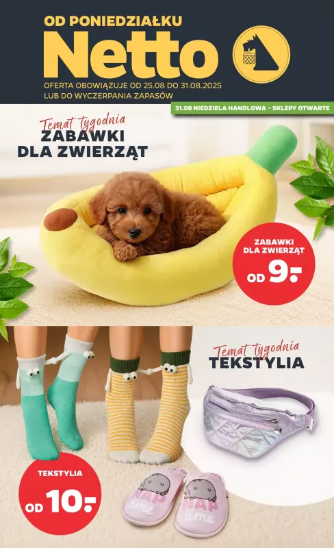 Netto - gazetka promocyjna Gazetka Non Food od poniedziałku 25.08 do niedzieli 31.08