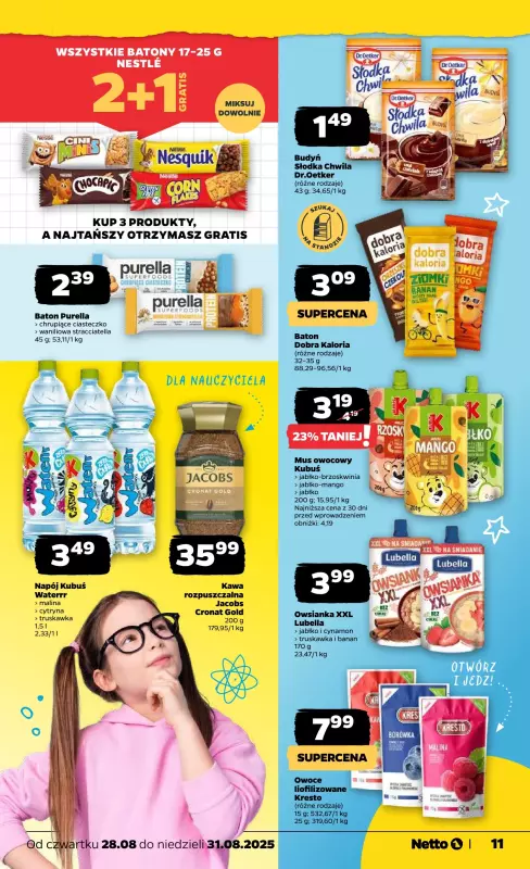 Netto - gazetka promocyjna Gazetka Spożywcza od czwartku 28.08 do niedzieli 31.08 - strona 11