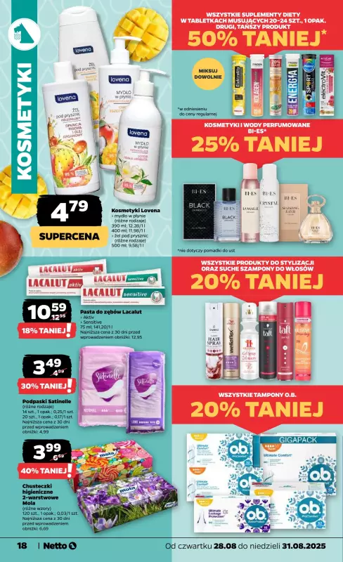Netto - gazetka promocyjna Gazetka Spożywcza od czwartku 28.08 do niedzieli 31.08 - strona 18