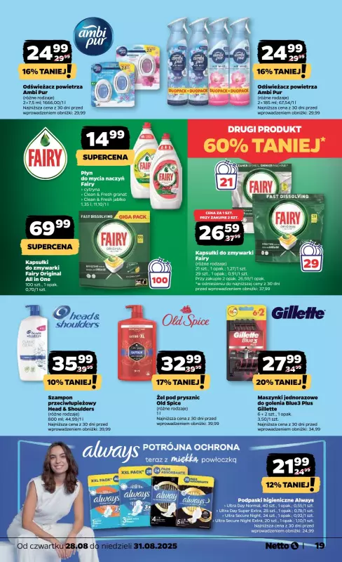 Netto - gazetka promocyjna Gazetka Spożywcza od czwartku 28.08 do niedzieli 31.08 - strona 19