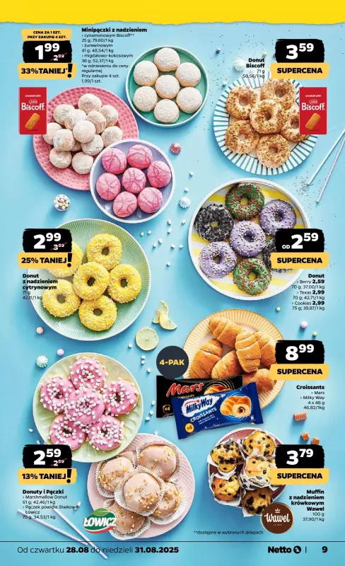 Netto - gazetka promocyjna Gazetka Spożywcza od czwartku 28.08 do niedzieli 31.08 - strona 9