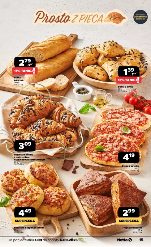 Netto - gazetka promocyjna Gazetka Spożywcza od poniedziałku 01.09 do soboty 06.09 - strona 15