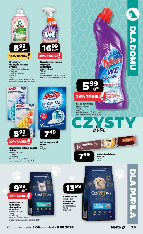 Netto - gazetka promocyjna Gazetka Spożywcza od poniedziałku 01.09 do soboty 06.09 - strona 25