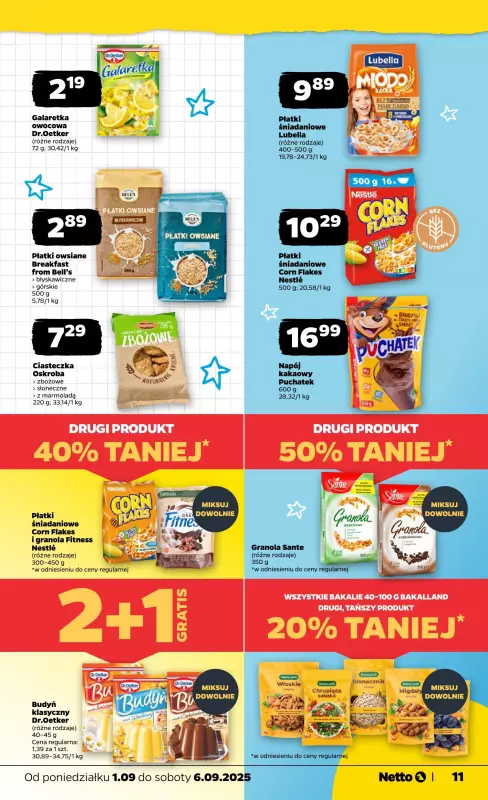 Netto - gazetka promocyjna Gazetka Spożywcza od poniedziałku 01.09 do soboty 06.09 - strona 11