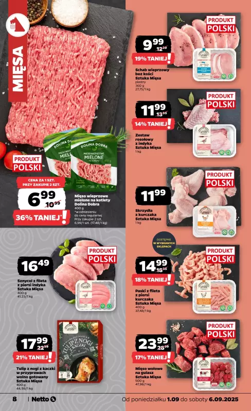 Netto - gazetka promocyjna Gazetka Spożywcza od poniedziałku 01.09 do soboty 06.09 - strona 8