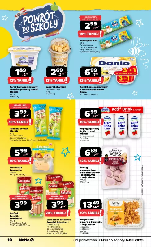 Netto - gazetka promocyjna Gazetka Spożywcza od poniedziałku 01.09 do soboty 06.09 - strona 10