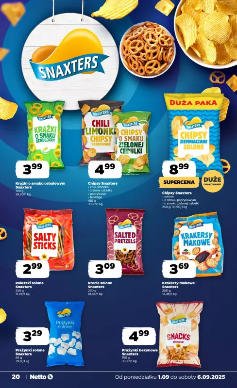 Netto - gazetka promocyjna Gazetka Spożywcza od poniedziałku 01.09 do soboty 06.09 - strona 20