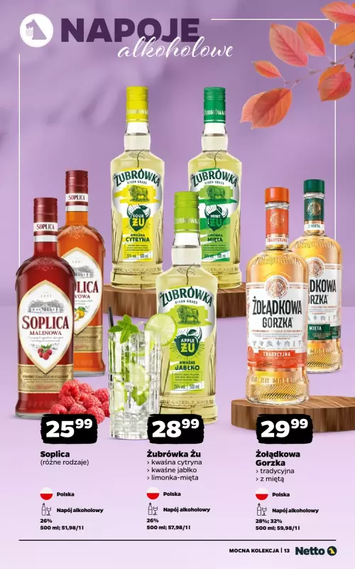 Netto - gazetka promocyjna Mocna Kolekcja od poniedziałku 01.09 do niedzieli 14.09 - strona 13