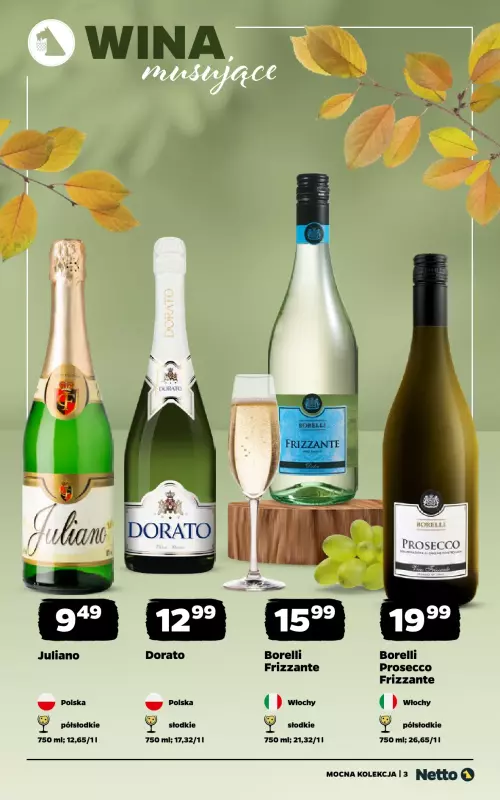 Netto - gazetka promocyjna Mocna Kolekcja od poniedziałku 01.09 do niedzieli 14.09 - strona 3