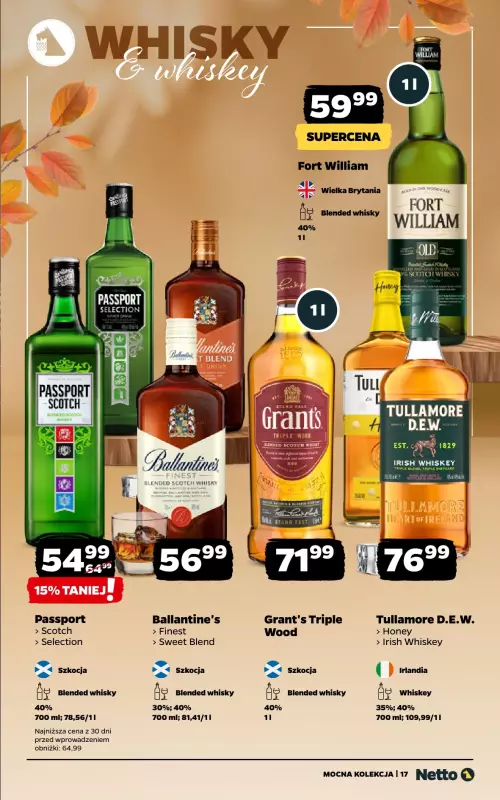 Netto - gazetka promocyjna Mocna Kolekcja od poniedziałku 01.09 do niedzieli 14.09 - strona 17