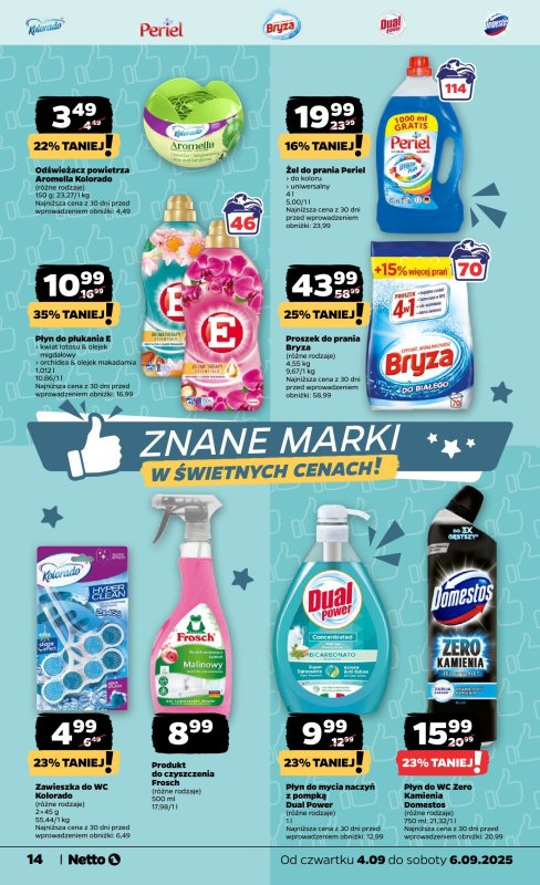 Netto - gazetka promocyjna Gazetka Spożywcza od czwartku 04.09 do soboty 06.09 - strona 14