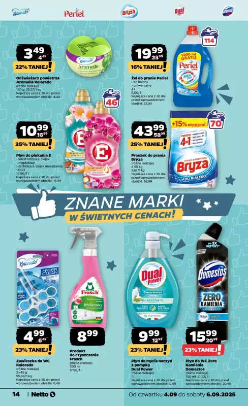Netto - gazetka promocyjna Gazetka Spożywcza od czwartku 04.09 do soboty 06.09 - strona 14