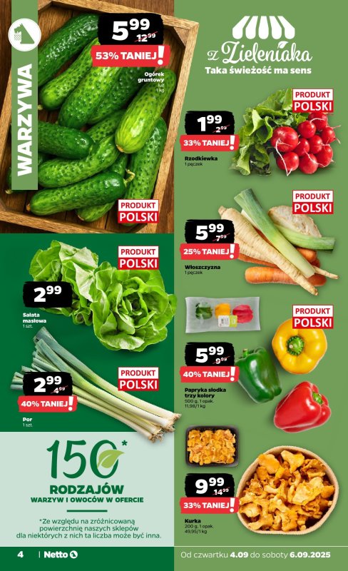 Netto - gazetka promocyjna Gazetka Spożywcza od czwartku 04.09 do soboty 06.09 - strona 4