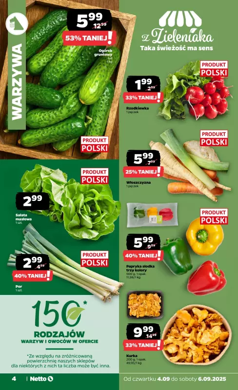 Netto - gazetka promocyjna Gazetka Spożywcza od czwartku 04.09 do soboty 06.09 - strona 4