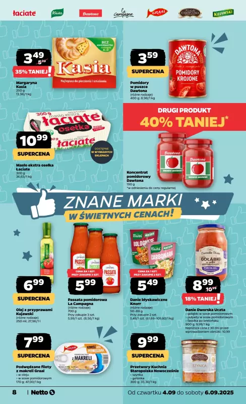 Netto - gazetka promocyjna Gazetka Spożywcza od czwartku 04.09 do soboty 06.09 - strona 8