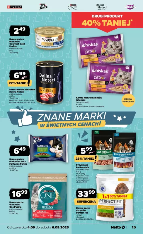 Netto - gazetka promocyjna Gazetka Spożywcza od czwartku 04.09 do soboty 06.09 - strona 15