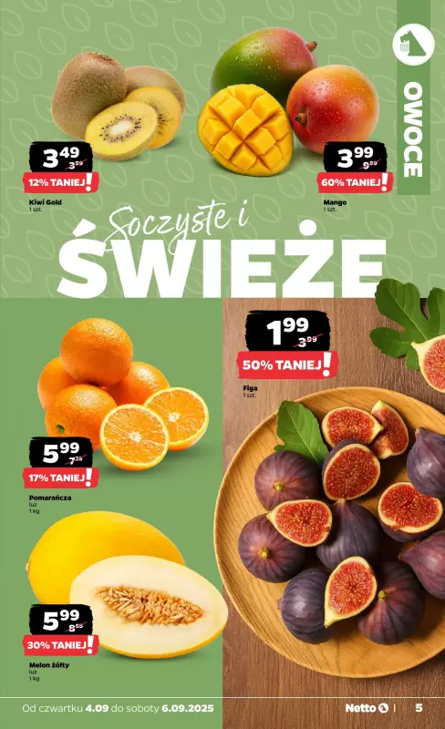 Netto - gazetka promocyjna Gazetka Spożywcza od czwartku 04.09 do soboty 06.09 - strona 5
