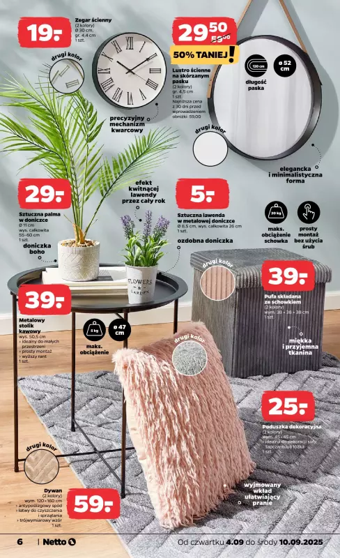 Netto - gazetka promocyjna Gazetka Non Food od czwartku 04.09 do wtorku 09.09 - strona 6