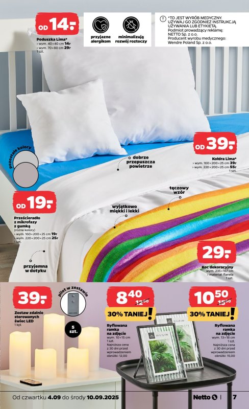 Netto - gazetka promocyjna Gazetka Non Food od czwartku 04.09 do wtorku 09.09 - strona 7