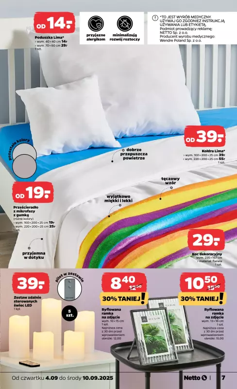 Netto - gazetka promocyjna Gazetka Non Food od czwartku 04.09 do wtorku 09.09 - strona 7