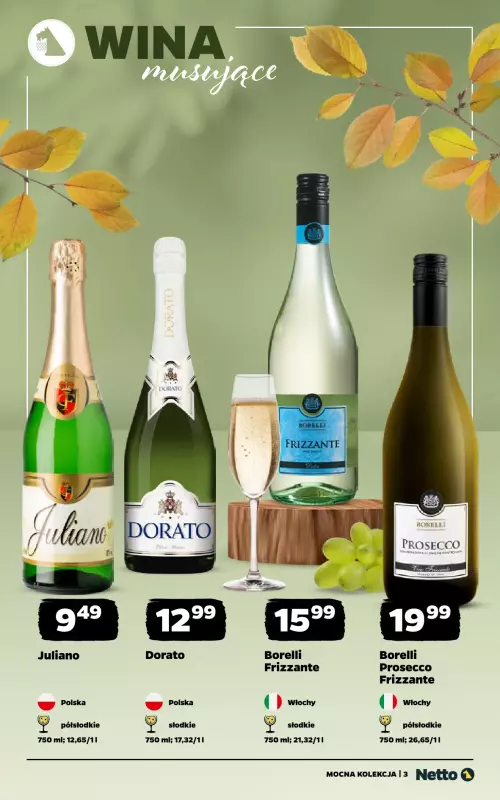 Netto - gazetka promocyjna Mocna Kolekcja - Wina od poniedziałku 01.09 do soboty 13.09 - strona 3