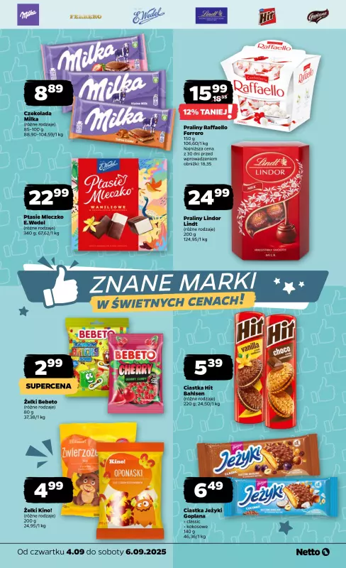 Netto - gazetka promocyjna Znane marki w świetnych cenach! od czwartku 04.09 do soboty 06.09 - strona 2
