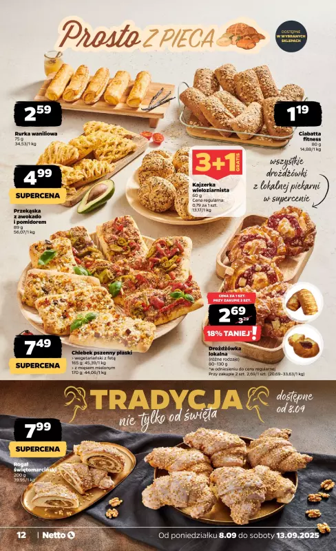 Netto - gazetka promocyjna Gazetka Spożywcza od poniedziałku 08.09 do soboty 13.09 - strona 12