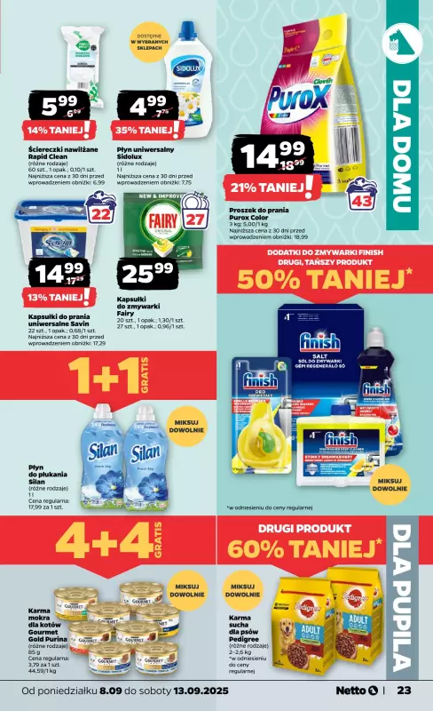 Netto - gazetka promocyjna Gazetka Spożywcza od poniedziałku 08.09 do soboty 13.09 - strona 23