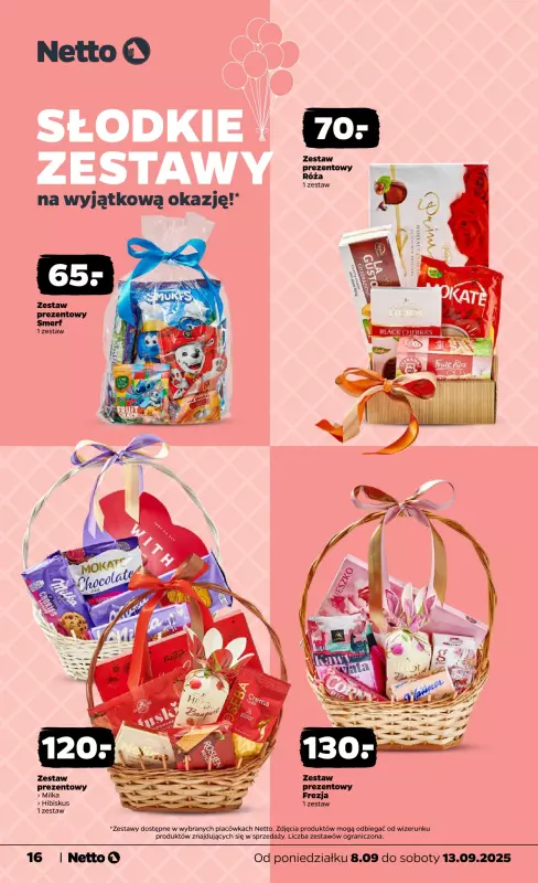Netto - gazetka promocyjna Gazetka Spożywcza od poniedziałku 08.09 do soboty 13.09 - strona 16