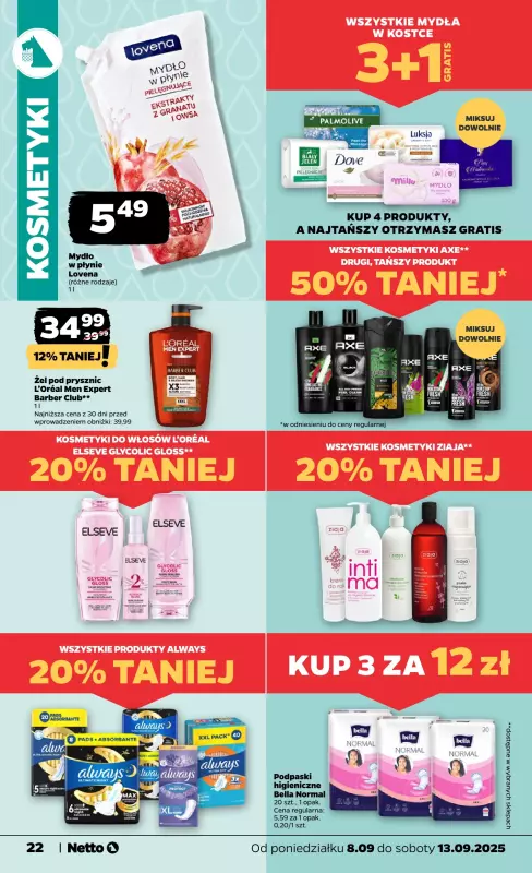 Netto - gazetka promocyjna Gazetka Spożywcza od poniedziałku 08.09 do soboty 13.09 - strona 22